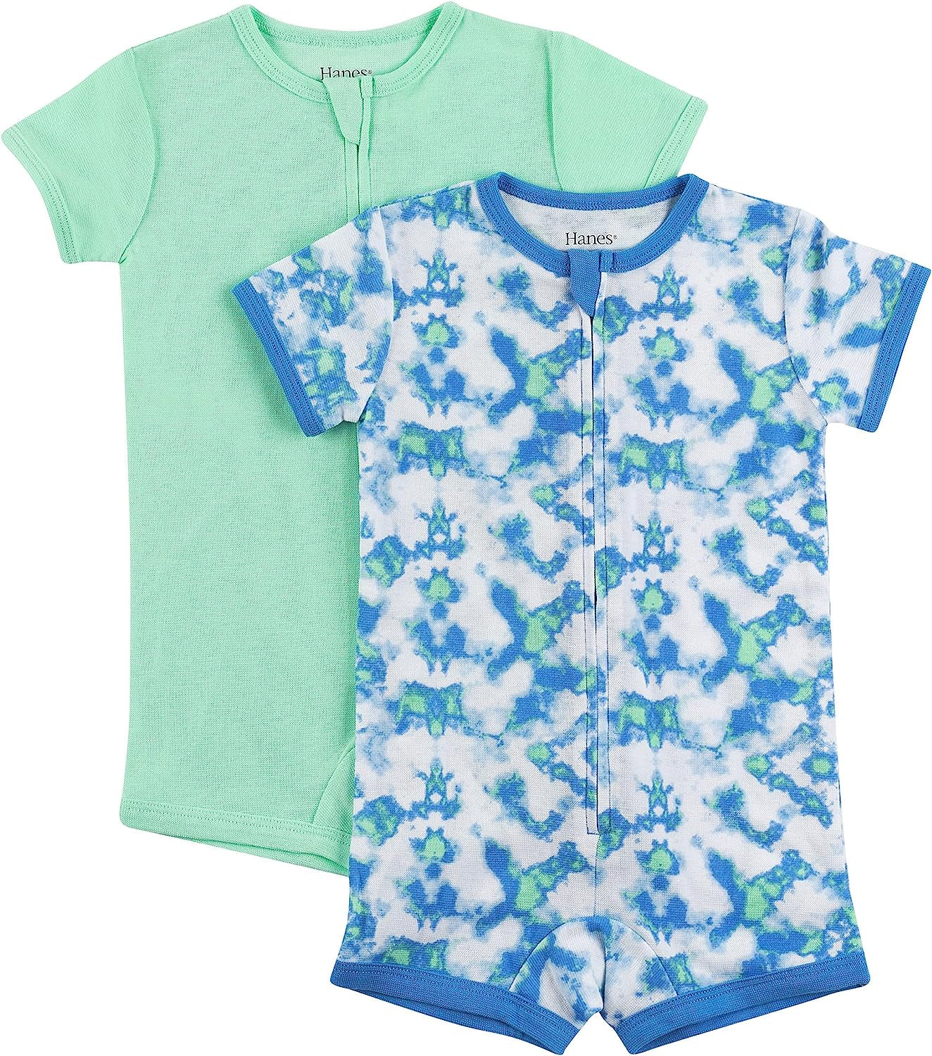 Baby Ultimate Zippin Short Sleeve Romper (2 Pack)