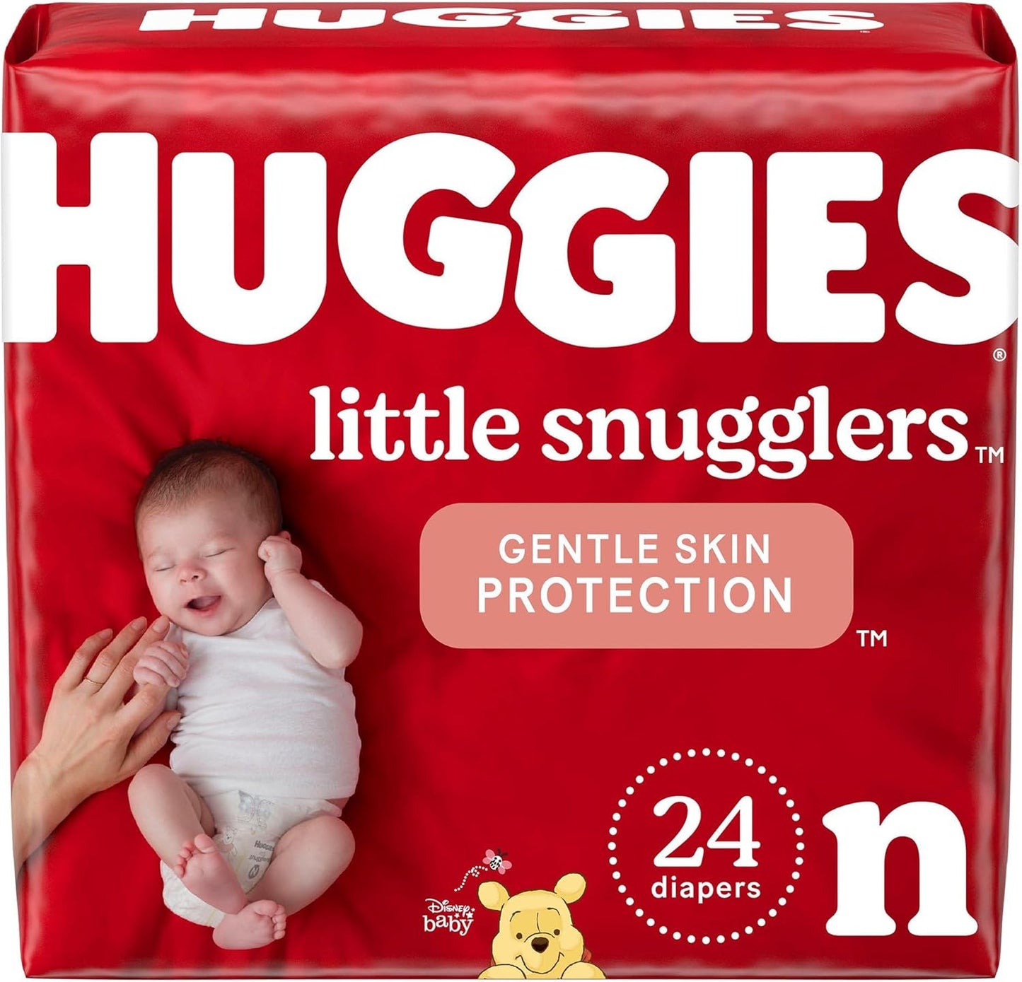 Size 3 Diapers, Little Snugglers Baby Diapers, Size 3 (16-28 Lbs), 156 Ct (6 Packs of 26)