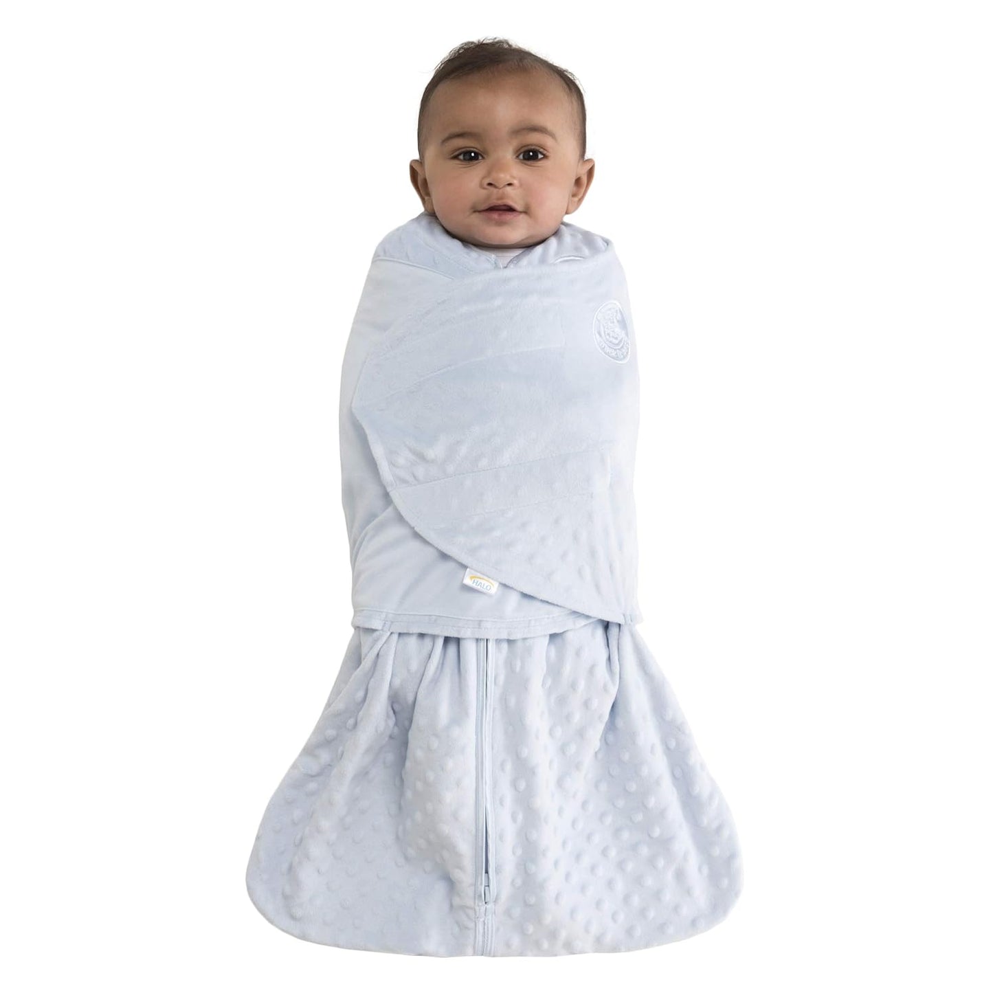 Micro-Fleece Sleepsack Swaddle, 3-Way Adjustable Wearable Blanket, TOG 3.0, Cream, Newborn, 0-3 Months