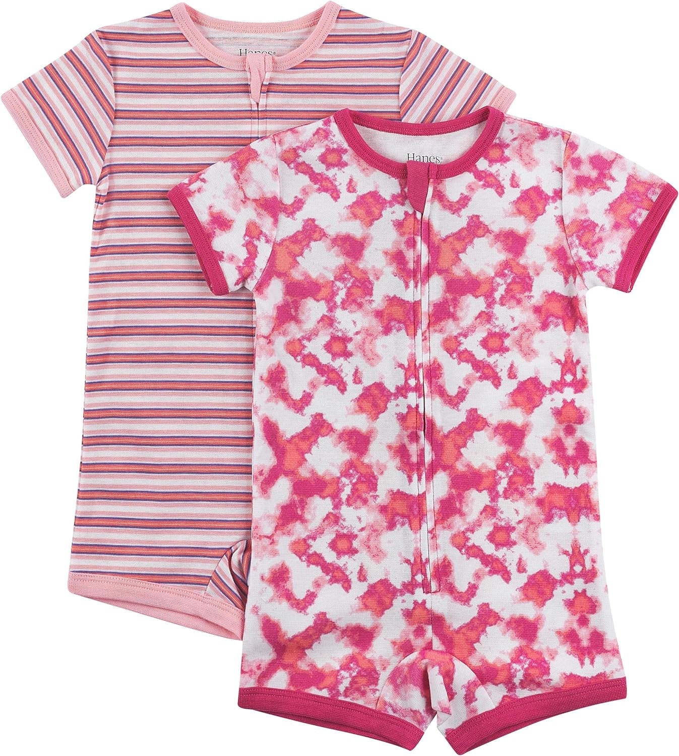 Baby Ultimate Zippin Short Sleeve Romper (2 Pack)