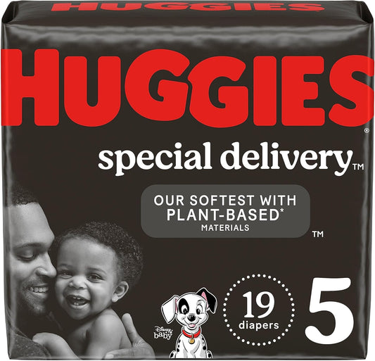 Special Delivery Hypoallergenic Baby Diapers Size 5 (27+ Lbs), 19 Ct, Fragrance Free, Safe for Sensitive Skin